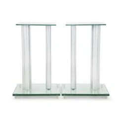 BS28 Stativo Per Altoparlanti -Elettrodomestici Negozio 10001798 yy 0003 titel side auna Boxenstaender Paar Glas Aluminium