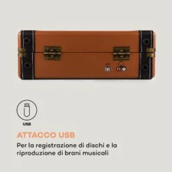 Jerry Lee Giradischi Retrò LP USB Marrone -Elettrodomestici Negozio 10027042 it 0003 logo