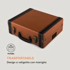 Jerry Lee Giradischi Retrò LP USB Marrone -Elettrodomestici Negozio 10027042 it 0004 logo