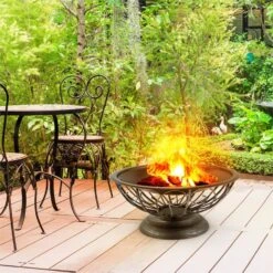 Tulip Braciere 18 Tulip Braciere -Elettrodomestici Negozio 10028582 yy 0008 ambient 08 Blumfeldt Tulip Feuerschale 75cm Grill