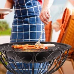 Tulip Braciere 19 Tulip Braciere -Elettrodomestici Negozio 10028582 yy 0009 ambient 09 Blumfeldt Tulip Feuerschale 75cm Grill