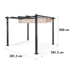 Pantheon Pergola -Elettrodomestici Negozio 10029627 yy 0005 logo Blumfeldt Pantheon Pergola Aluminium 3x3m