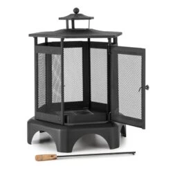 Mandala Camino Da Giardino 8 Mandala Camino Da Giardino -Elettrodomestici Negozio 10030147 yy 0002 titel Fire Basket black