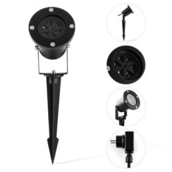 Snowdance Proiettore LED 8 Snowdance Proiettore LED -Elettrodomestici Negozio 10030936 yy 0003 detail Bumfeldt Snowdance LED Projektor Schneeflocken