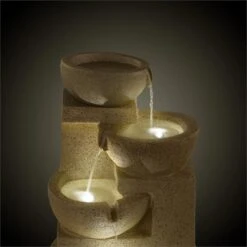 Korinth Fontana Da Giardino -Elettrodomestici Negozio 10031399 yy 0003 detail Blumfeldt Korinth Zierbrunnen 3W Sandsteinoptik