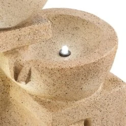 Korinth Fontana Da Giardino -Elettrodomestici Negozio 10031399 yy 0004 detail Blumfeldt Korinth Zierbrunnen 3W Sandsteinoptik