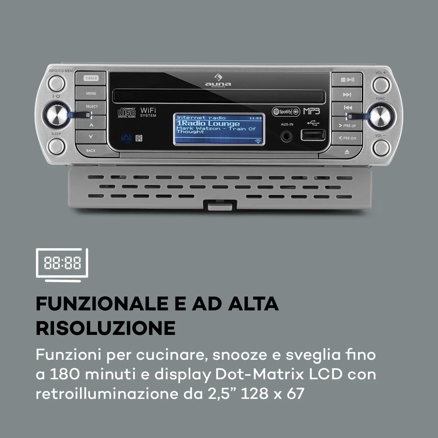 KR-500 CD Radio Da Cucina 10 KR-500 CD Radio Da Cucina - immagine 8