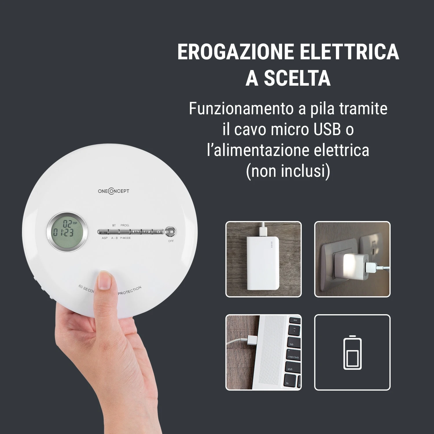 CDC 100MP3 Lettore CD Portatile 5 CDC 100MP3 Lettore CD Portatile - immagine 3