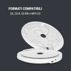 CDC 100MP3 Lettore CD Portatile 15 CDC 100MP3 Lettore CD Portatile -Elettrodomestici Negozio 10031564 it 0004 logo