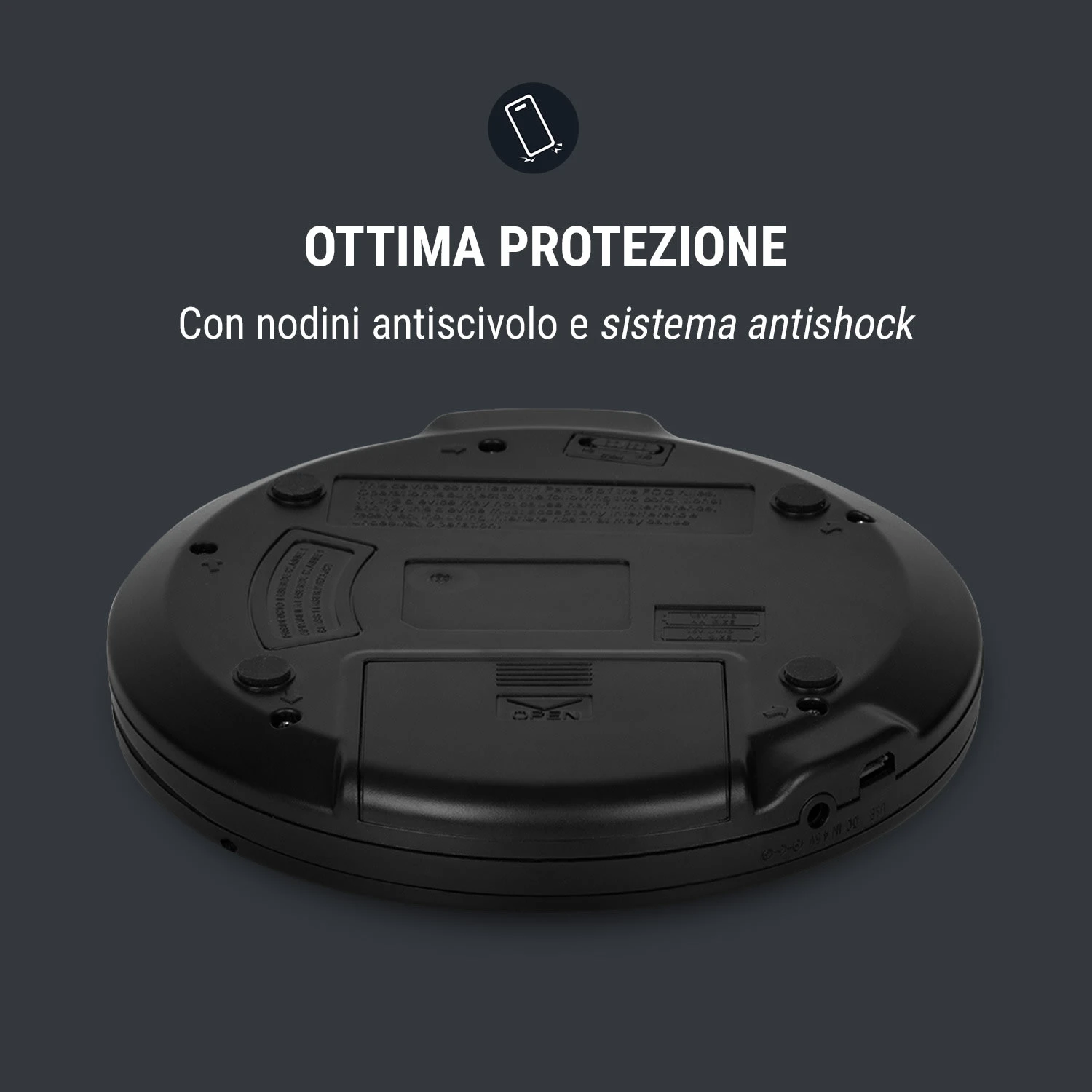 CDC 100MP3 Lettore CD Portatile 10 CDC 100MP3 Lettore CD Portatile - immagine 8