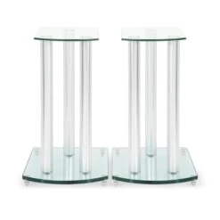 LS-46 Stativo Per Altoparlanti 11 LS-46 Stativo Per Altoparlanti -Elettrodomestici Negozio 10031729 yy 0004 detail auna LS 46 Lautsprecherstaender Paar Glas Aluminium