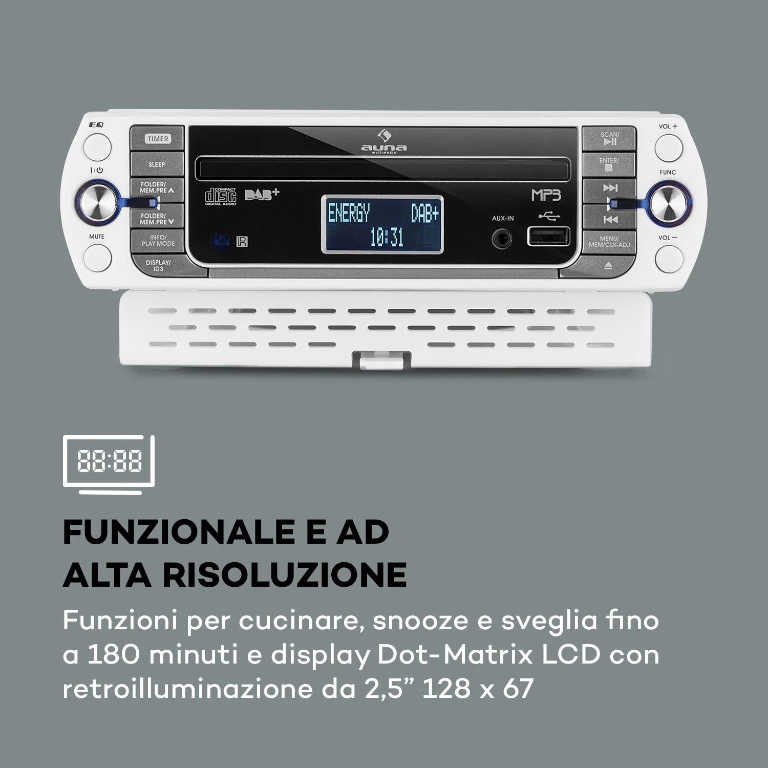 KR-400 CD Radio Da Cucina 10 KR-400 CD Radio Da Cucina - immagine 8