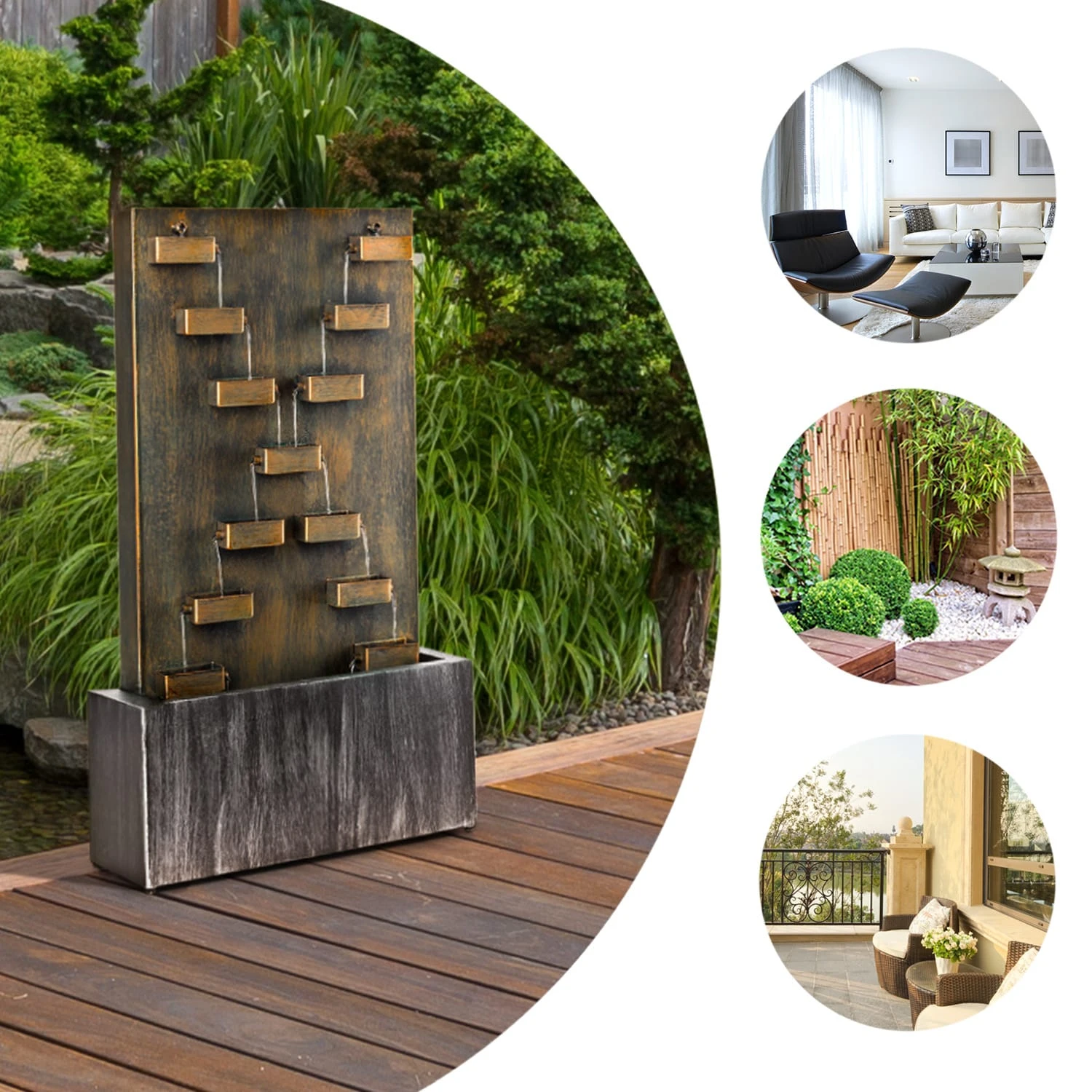 River Crossing Fontana 6W Zincata 5 River Crossing Fontana 6W Zincata - immagine 3