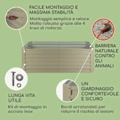 High Grow Straight Aiuole Rialzata -Elettrodomestici Negozio 10032317 IT 0003 usp