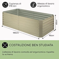 High Grow Straight Aiuole Rialzata -Elettrodomestici Negozio 10032317 IT 0005 usp