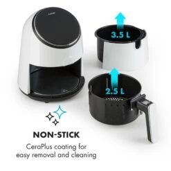 AirVital Friggitrice Ad Aria -Elettrodomestici Negozio 10032331 yy 0006 logo Klarstein AirVital Heissluftfritteuse 1300W weiss