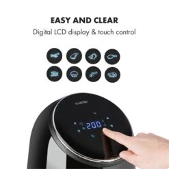 AirVital Friggitrice Ad Aria 14 AirVital Friggitrice Ad Aria -Elettrodomestici Negozio 10032332 yy 0005 logo Klarstein AirVital Heissluftfritteuse 1300W schwarz