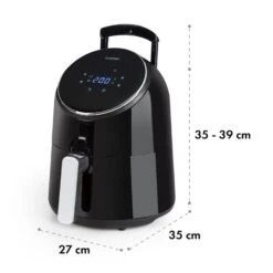 AirVital Friggitrice Ad Aria 17 AirVital Friggitrice Ad Aria -Elettrodomestici Negozio 10032332 yy 0010 logo Klarstein AirVital Heissluftfritteuse 1300W schwarz