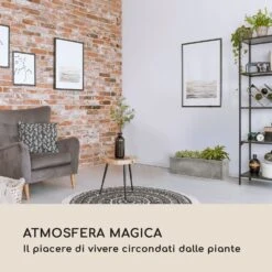 Solidflor Vaso 75 X 20 X 20 Cm Grigio Chiaro 13 Solidflor Vaso 75 X 20 X 20 Cm Grigio Chiaro -Elettrodomestici Negozio 10032501 it 0003 logo