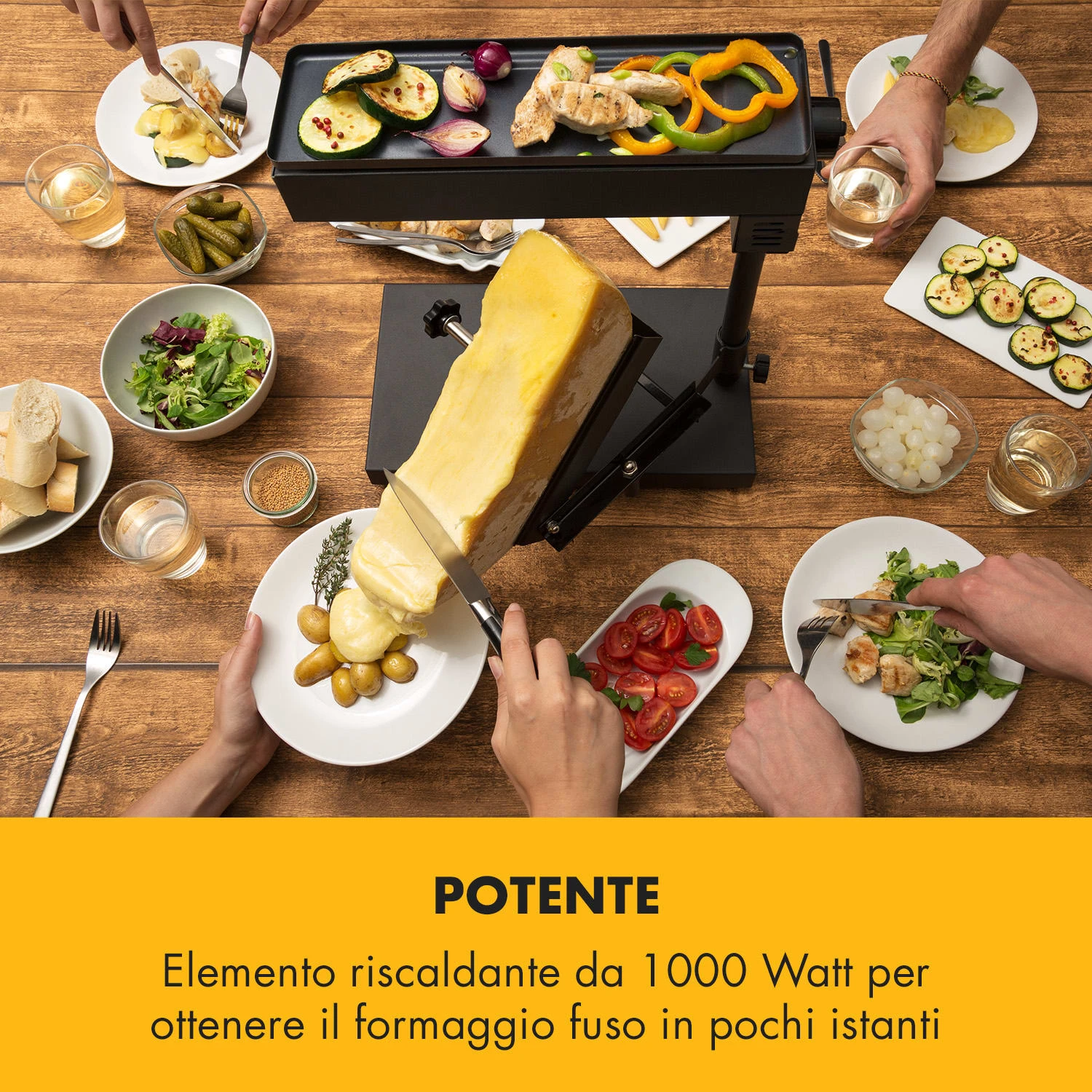 Appenzell Peak Raclette Con Grill 3 Appenzell Peak Raclette Con Grill - immagine 2