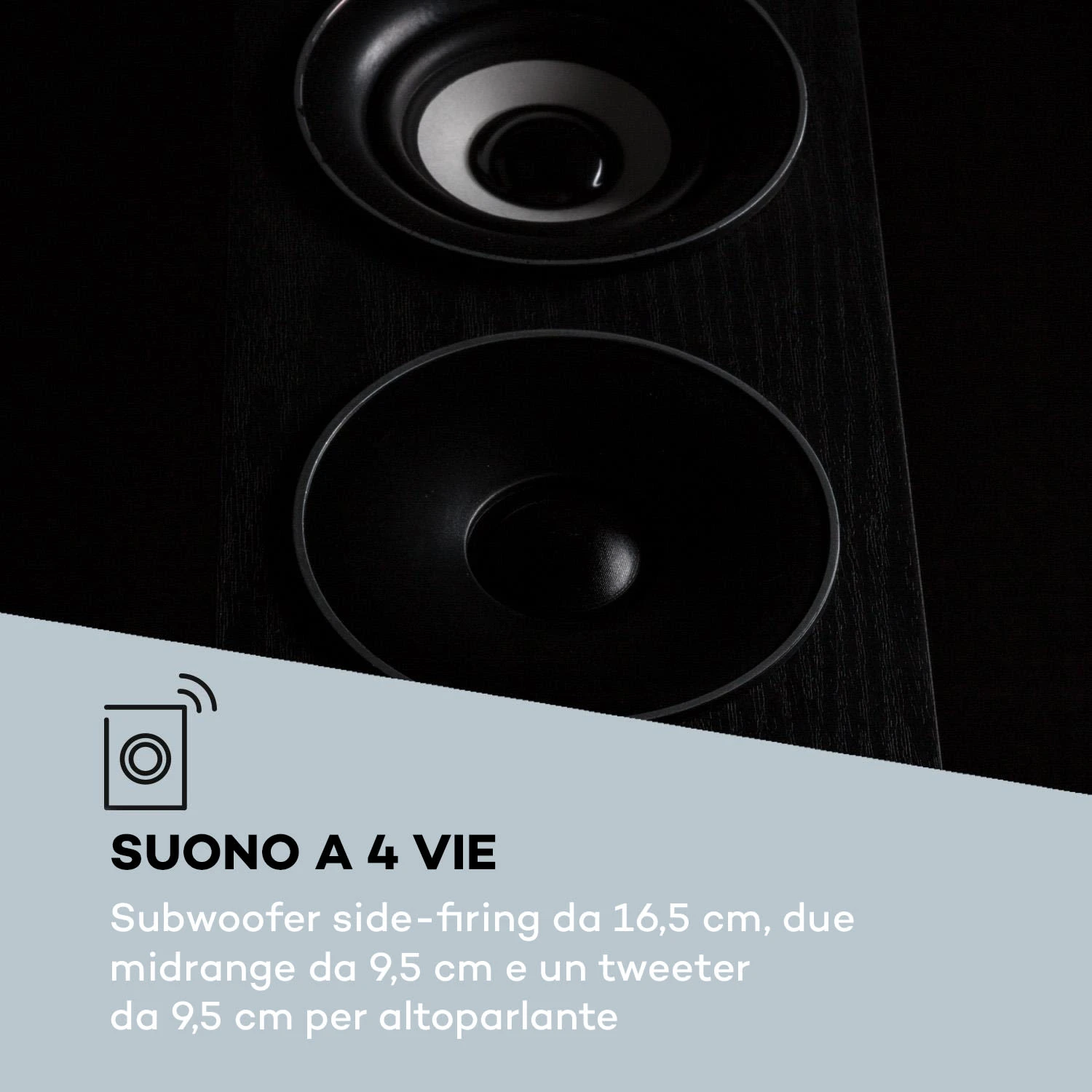 Line 4707 Coppia Di Altoparlanti Da Pavimento 6 Line 4707 Coppia Di Altoparlanti Da Pavimento - immagine 4