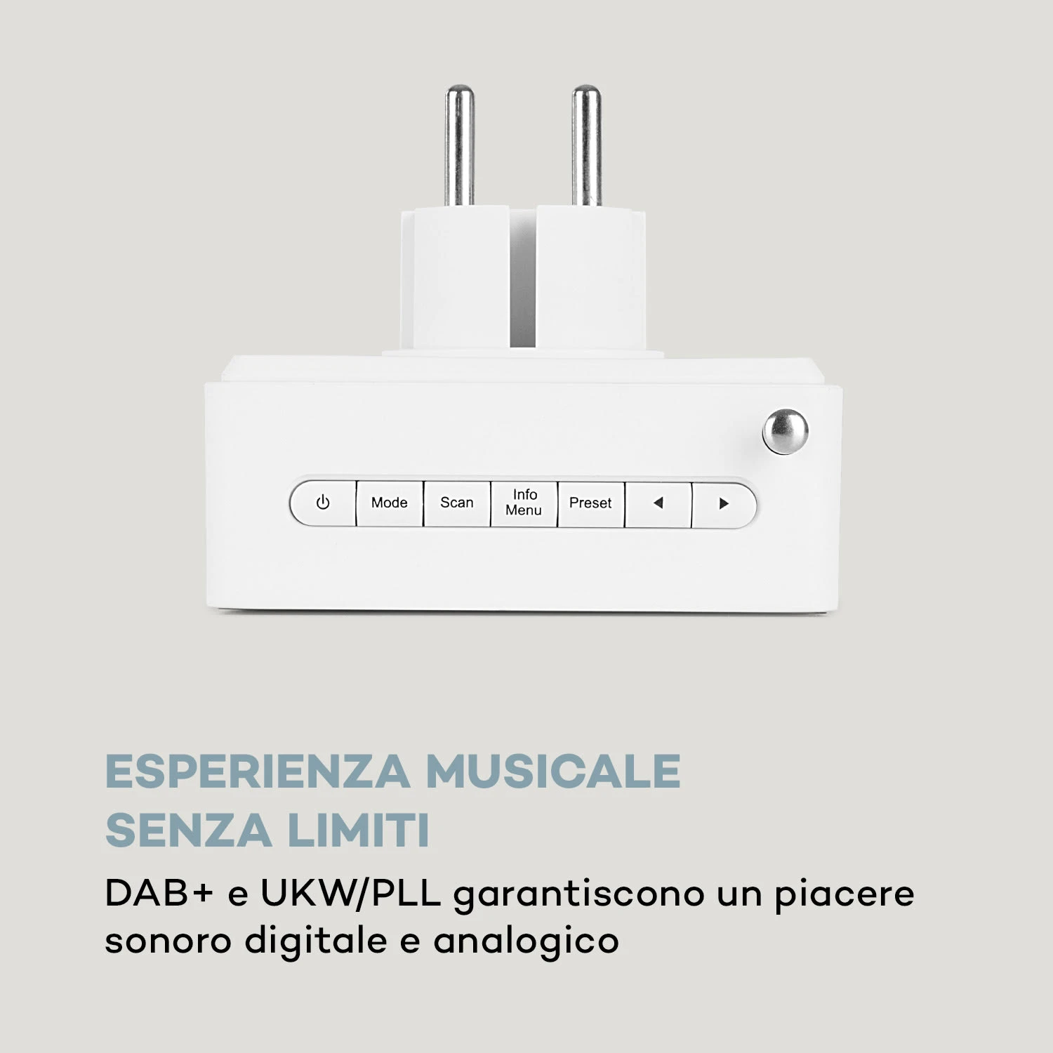 DigiPlug DAB DAB Radio Con Presa Di Corrente 4 DigiPlug DAB DAB Radio Con Presa Di Corrente - immagine 3