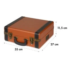 Jerry Lee BT Giradischi -Elettrodomestici Negozio 10032869 yy 0009 logo auna Jerry Lee BT Plattenspieler braun reedit