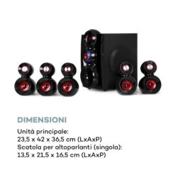 X-Gaming 5.1 Sistema Audio Surround 21 X-Gaming 5.1 Sistema Audio Surround -Elettrodomestici Negozio 10033070 it 0010 logo