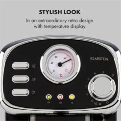 Espressionata Gusto Macchina Per Il Caffè Espresso 13 Espressionata Gusto Macchina Per Il Caffè Espresso -Elettrodomestici Negozio 10033209 yy 0003 logo Klarstein Espressionata Gusto Espressomaschine