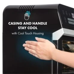 AeroVital Cube Friggitrice Ad Aria Calda -Elettrodomestici Negozio 10033248 yy 0007 logo Klarstein AeroVital Cube Heissluftfritteuse schwarz reedit