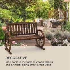 Murnau Panca Da Giardino -Elettrodomestici Negozio 10033354 yy 0005 logo Blumfeldt Murnau Gartenbank Tannenholz braun