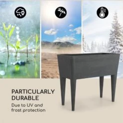 Mammutgrow Aiuola Rialzata -Elettrodomestici Negozio 10033360 yy 0004 logo Blumfeldt Mammutgrow Hochbeet anthrazit