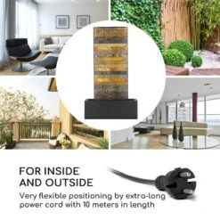 Raincastle Fontana Da Giardino -Elettrodomestici Negozio 10033428 yy 0003 logo Blumfeldt Raincastle Gartenbrunnen 12 LEDs