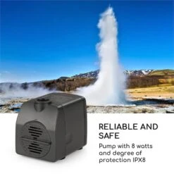 Raincastle Fontana Da Giardino -Elettrodomestici Negozio 10033428 yy 0008 logo Blumfeldt Raincastle Gartenbrunnen 12 LEDs