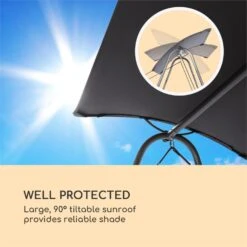 Garden Grove Sdraio A Dondolo Telaio In Acciaio Poliestere Antracite -Elettrodomestici Negozio 10033462 yy 0005 logo Blumfeldt Garden Grove Swingbed anthrazit