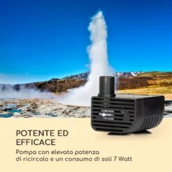 Rocky Waters Fontana Da Giardino Antracite -Elettrodomestici Negozio 10033531 it 0005 logo