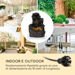 Rocky Waters Fontana Da Giardino Antracite -Elettrodomestici Negozio 10033531 it 0006 logo