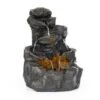 Rocky Waters Fontana Da Giardino Antracite 2 Rocky Waters Fontana Da Giardino Antracite -Elettrodomestici Negozio 10033531 yy 0001 titel Blumfeldt Genesis Gartenbrunnen anthrazit