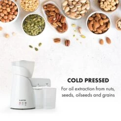 Olivia Pressa Per Olio Pressa A Freddo -Elettrodomestici Negozio 10034093 yy 0003 logo Klarstein Olivia oelpresse weiss