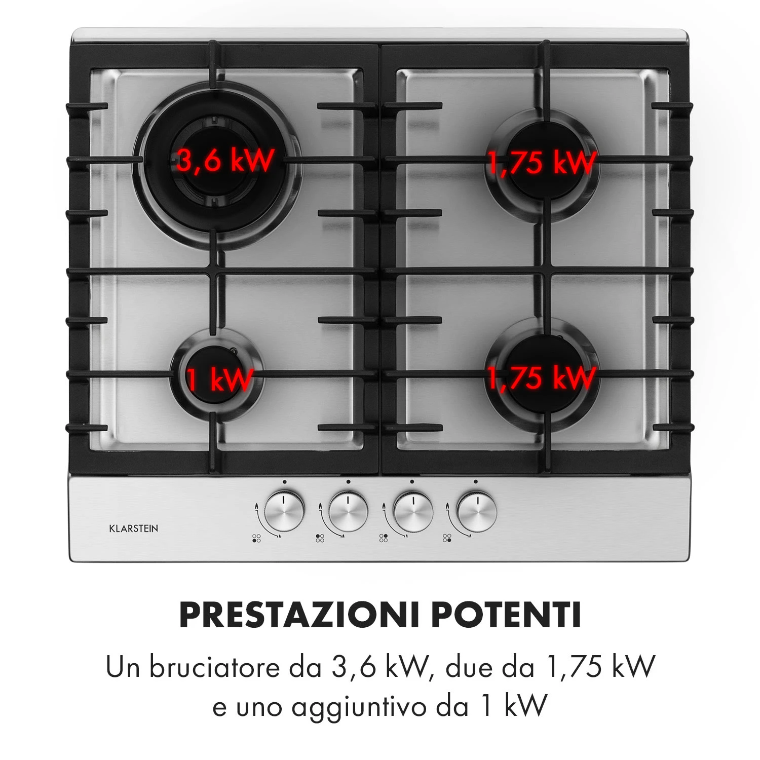 Ignito 4 Zone Piano Cottura A Gas 8 Ignito 4 Zone Piano Cottura A Gas - immagine 6