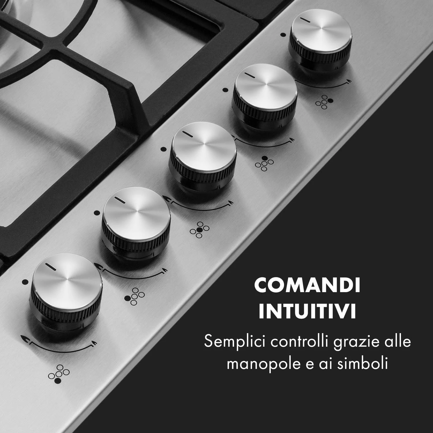 Ignito 5 Zone Piano Cottura A Gas 6 Ignito 5 Zone Piano Cottura A Gas - immagine 4