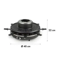 Fonduelette Raclette E Fonduta -Elettrodomestici Negozio 10034138 yy 0007 logo Klarstein Fonduelette Raclette und Fondue 1350W