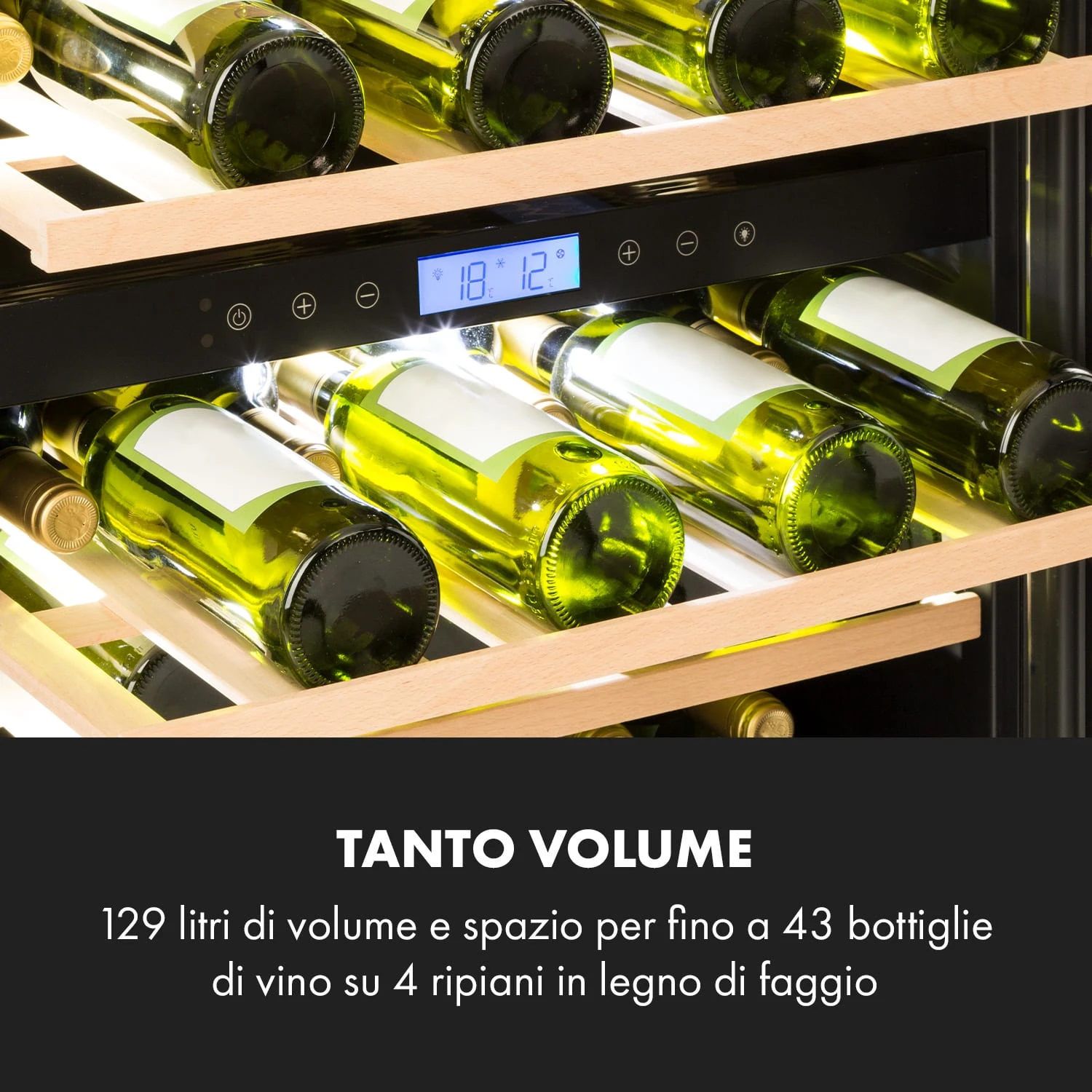 Vinovilla 43 Built-In Duo Onyx Edition Cantinetta-frigo Per Vini 7 Vinovilla 43 Built-In Duo Onyx Edition Cantinetta-frigo Per Vini - immagine 5