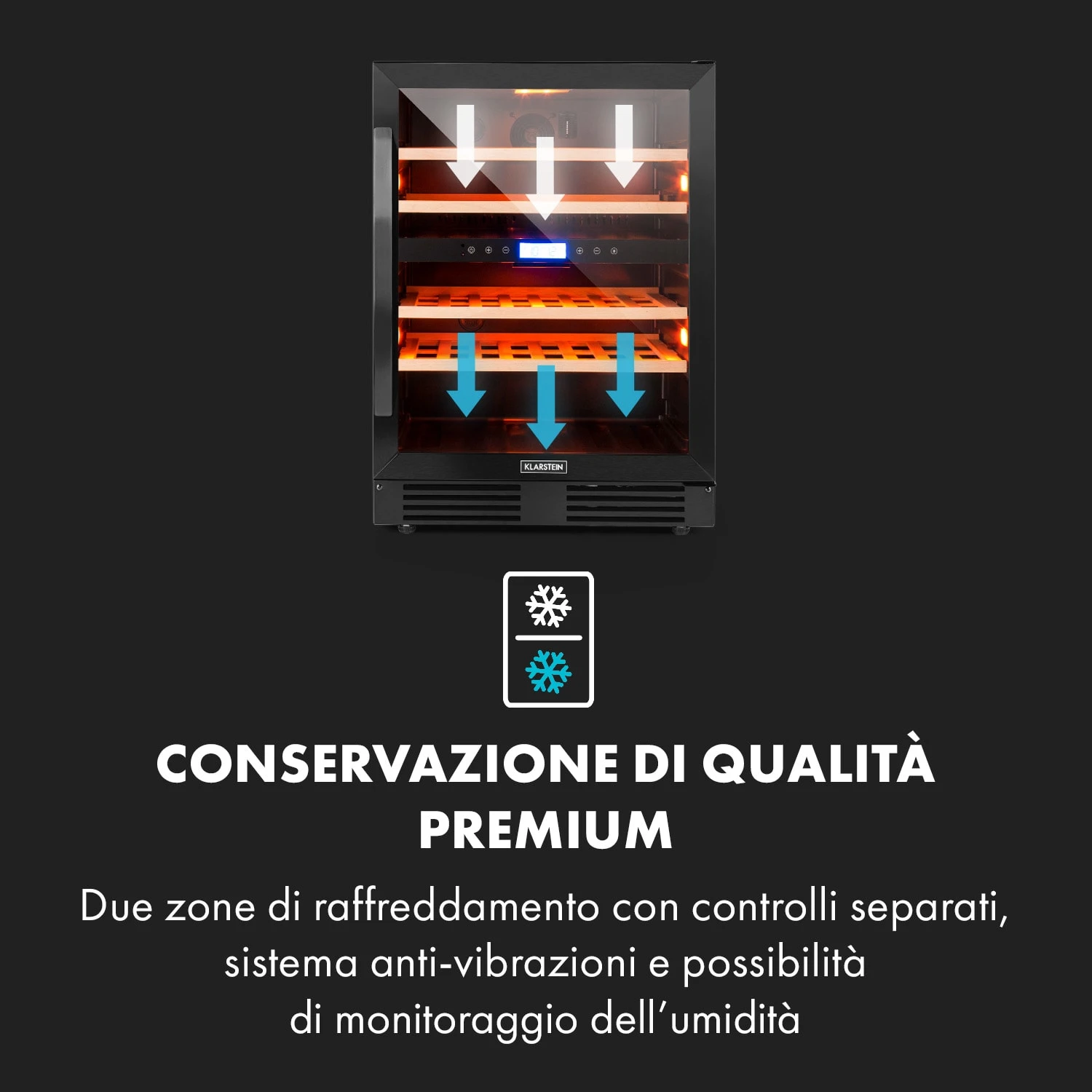 Vinovilla 43 Built-In Duo Onyx Edition Cantinetta-frigo Per Vini 8 Vinovilla 43 Built-In Duo Onyx Edition Cantinetta-frigo Per Vini - immagine 6