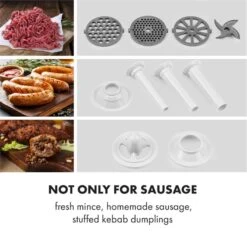 Kraftprotz Tritacarne Elettrico 12 Kraftprotz Tritacarne Elettrico -Elettrodomestici Negozio 10034215 yy 0003 logo Klarstein Kraftprotz elektrischer Fleischwolf weiss