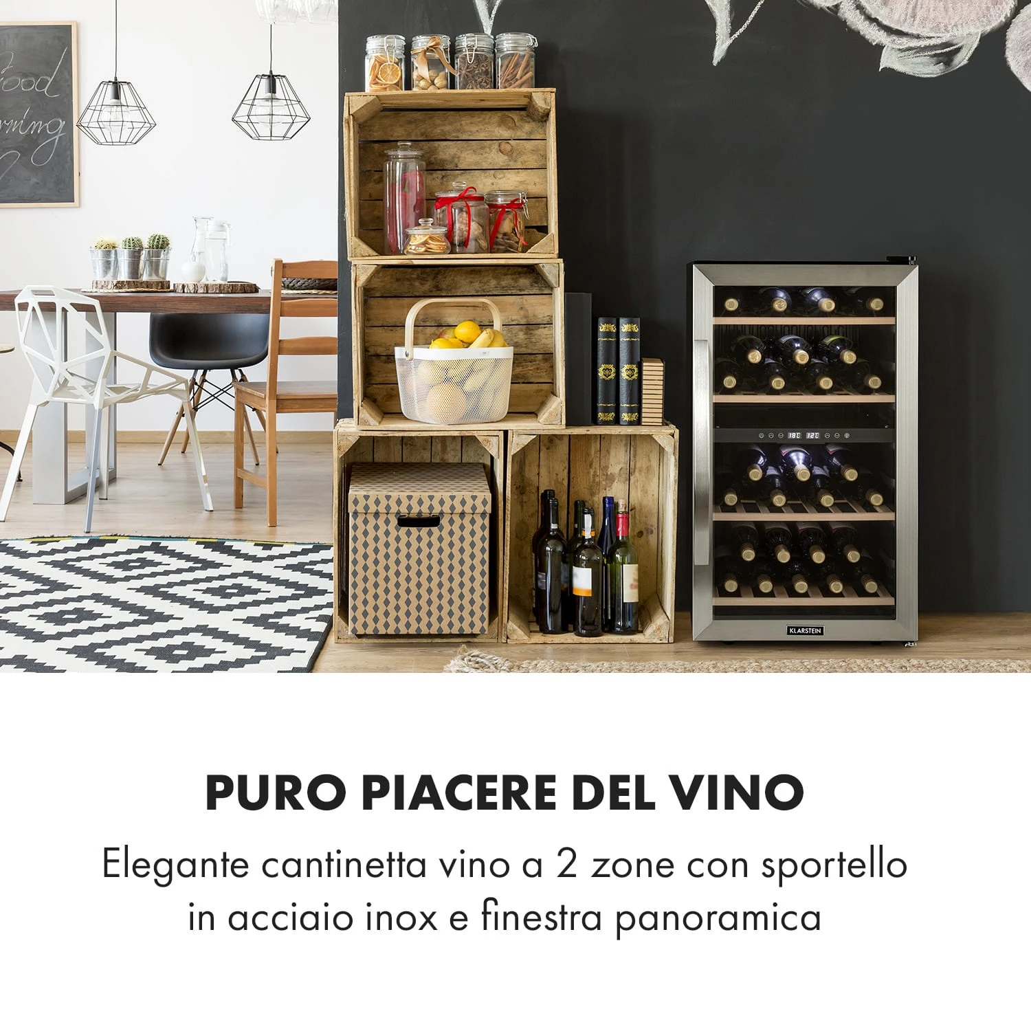 Vinamour 45D Frigo Per Vini 45 Bottiglie 4 Vinamour 45D Frigo Per Vini 45 Bottiglie - immagine 2