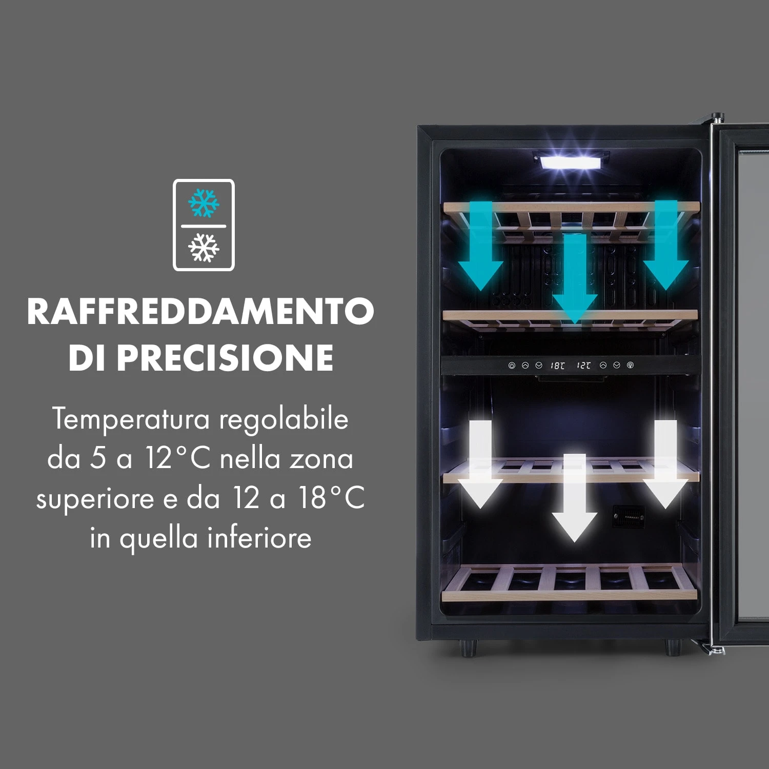 Vinamour 45D Frigo Per Vini 45 Bottiglie 7 Vinamour 45D Frigo Per Vini 45 Bottiglie - immagine 5
