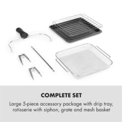 AeroVital Easy Touch Friggitrice Ad Aria Calda -Elettrodomestici Negozio 10034452 yy 0007 logo Klarstein AeroVital easy touch Fritteuse schwarz