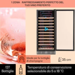 Vinovilla Grande 127 Built-in Uno Frigorifero Per Vini Ampio -Elettrodomestici Negozio 10034524 IT 0003 usp