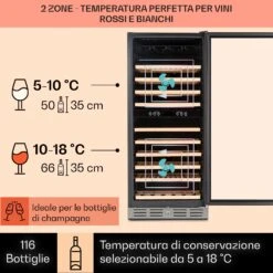 Vinovilla Grande 116 Built-in Uno Frigorifero Per Vini Ampio -Elettrodomestici Negozio 10034525 IT 0003 usp